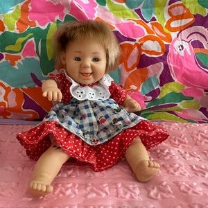 Adorable Red Polka Dot Doll
